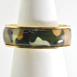 99020, GLITTER CELLULOID ACETATE BANGLE BRACELET