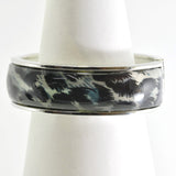 99020, GLITTER CELLULOID ACETATE BANGLE BRACELET