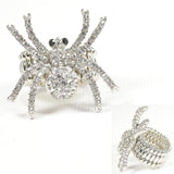 99074, SPIDER CRYSTAL RHINESTONE STRETCH RING