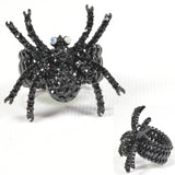 99074, SPIDER CRYSTAL RHINESTONE STRETCH RING