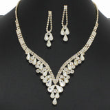 99083, CRYSTAL RHINESTONE NECKLACE SET