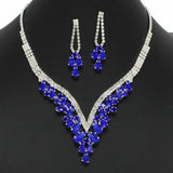 99083, CRYSTAL RHINESTONE NECKLACE SET