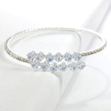 99104, DIAMOND ACCENT CRYSTAL RHINESTONE CUFF BRACELET