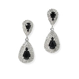 99118, TEARDROP ACCENT CRYSTAL RHINESTONE EARRING