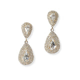 99118, TEARDROP ACCENT CRYSTAL RHINESTONE EARRING