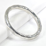 99120, HAMMERED METAL HINGE BANGLE