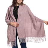 99133, SOLID COLOR OVERSIZE SCARF WITH FRINGE