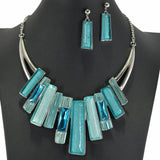 99164, PIANO CELLULOID ACETATE WITH RHINESTONE NECKLACE