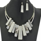 99164, PIANO CELLULOID ACETATE WITH RHINESTONE NECKLACE