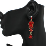 99195, RHINESTONE EVENING EARRING