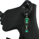 99195, RHINESTONE EVENING EARRING