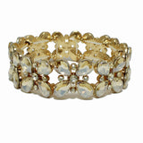 99269, CRYSTAL RHINESTONE EVENING STRETCH BRACELET