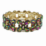 99269, CRYSTAL RHINESTONE EVENING STRETCH BRACELET