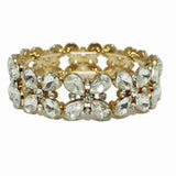 99269, CRYSTAL RHINESTONE EVENING STRETCH BRACELET