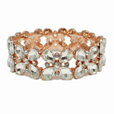 99269, CRYSTAL RHINESTONE EVENING STRETCH BRACELET