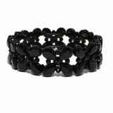 99269, CRYSTAL RHINESTONE EVENING STRETCH BRACELET