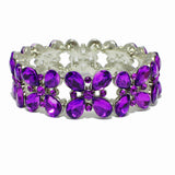 99269, CRYSTAL RHINESTONE EVENING STRETCH BRACELET