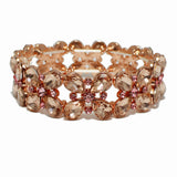 99269, CRYSTAL RHINESTONE EVENING STRETCH BRACELET