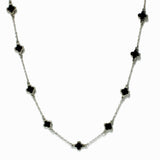 99278, DAINTY CLOVER STATION NECKLACE