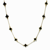99278, DAINTY CLOVER STATION NECKLACE