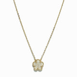 99280, FLOWER DELICATE PENDANT NECKLACE
