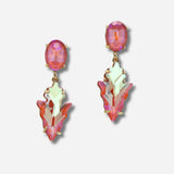99319, ARROW ACRYLIC GLASS DANGLE EARRING