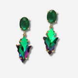 99319, ARROW ACRYLIC GLASS DANGLE EARRING