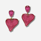 99322, HEART ACRYLIC DANGLE EARRING