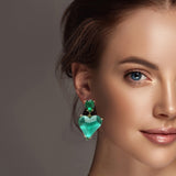 99322, HEART ACRYLIC DANGLE EARRING