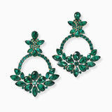 99323, CRYSTAL RHINESTONE EVENING EARRING