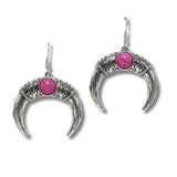 99338, WESTERN HORN DANGLE EARRING