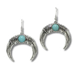 99338, WESTERN HORN DANGLE EARRING