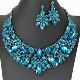99368, RHINESTONE EVENING NECKLACE SET