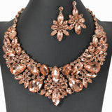 99368, RHINESTONE EVENING NECKLACE SET