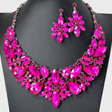99368, RHINESTONE EVENING NECKLACE SET