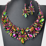 99368, RHINESTONE EVENING NECKLACE SET