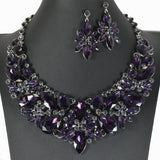 99368, RHINESTONE EVENING NECKLACE SET