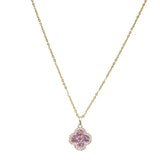 99378, CLOVER DESIGNER INSPIRED PENDANT NECKLACE