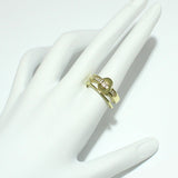 99380, BELT BUCKLE BAGUETTE CUBIC ZIRCOANIA ACCENT OPEN CUFF RING