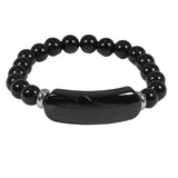 99431, SEMI PRECIOUS STONE BEAD STRETCH BRACELET