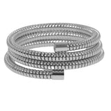 99518, COIL METAL WRAP BANGLE BRACELET