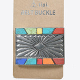 99561, WESTERN RECTANGLE CONCHO BELT BUCKLE