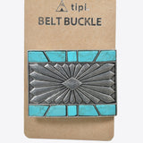 99561, WESTERN RECTANGLE CONCHO BELT BUCKLE