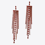 99566, CRYSTAL RHINESTONE DROP DANGLE EARRING