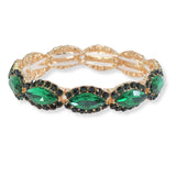 99577, MARQUISE RHINESTONE STRETCH BRACELET