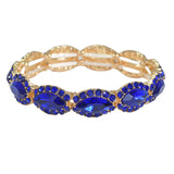 99577, MARQUISE RHINESTONE STRETCH BRACELET