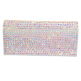 99578, FRONTSIDE BLING RHINESTONE GLITTER EVENING CLUTCH BAG