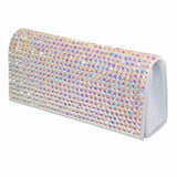 99578, FRONTSIDE BLING RHINESTONE GLITTER EVENING CLUTCH BAG