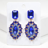 99586, CRYSTAL RHINESTONE DANGLE EARRING