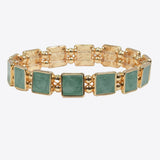 99607, ENAMEL SQUARE STRETCH BRACELET